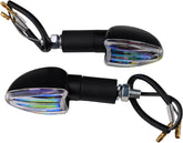 Bike It Long Stem Mini Spear Indicators With Black Body And Iridium Lens